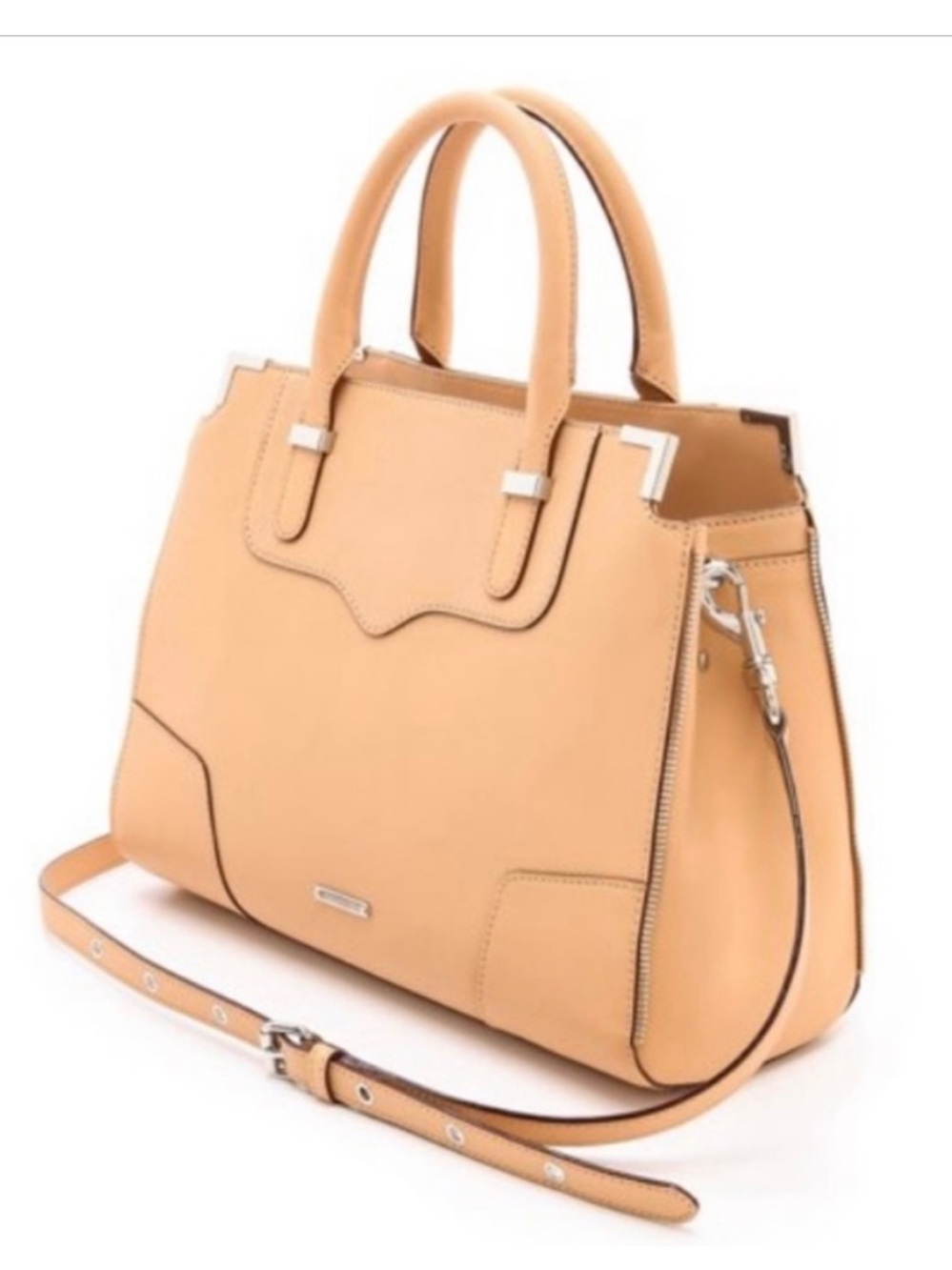 Rebecca Minkoff Amorous Satchel/ Crossbody in Natural